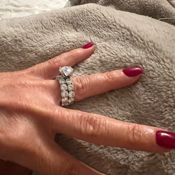 Wedding set moissanite - Picture 3 of 5